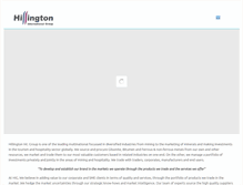 Tablet Screenshot of hillingtongroup.com